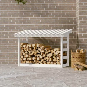 Abri à bûches avec toit 108 x 64,5 x 78 cm pin massif – vue principale