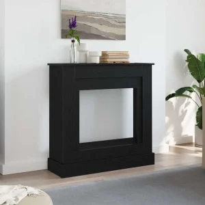 Cadre de cheminée carré 90 x 30 x 90 cm bois d'ingénierie – vue principale