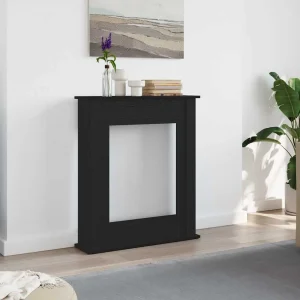 Encadrement de cheminée compact 75 x 20 x 87,5 cm bois d'ingénierie – vue principale
