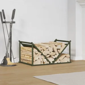 Range-bûches bas 70 x 43 x 34,5 cm acier thermolaqué – vue principale