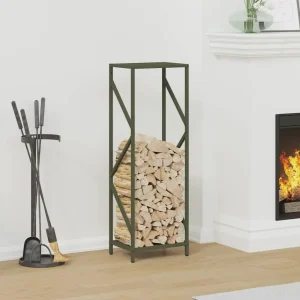 Range-bûches colonne 34 x 25 cm acier thermolaqué – vue principale